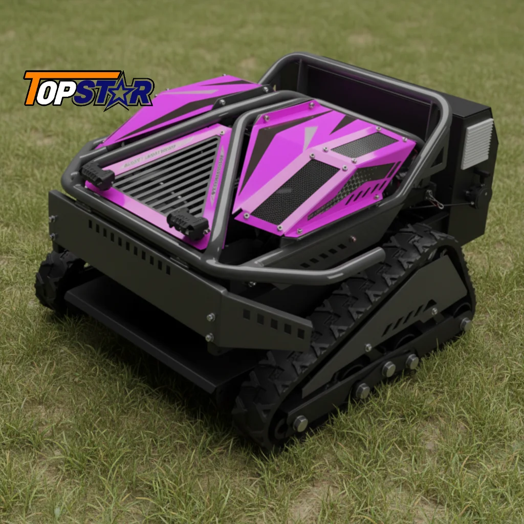 

Multifunctional Remote Control Lawn Mower Li-ion Battery Cordless for Garden Yard Farm Grass Cutting Trimming Work