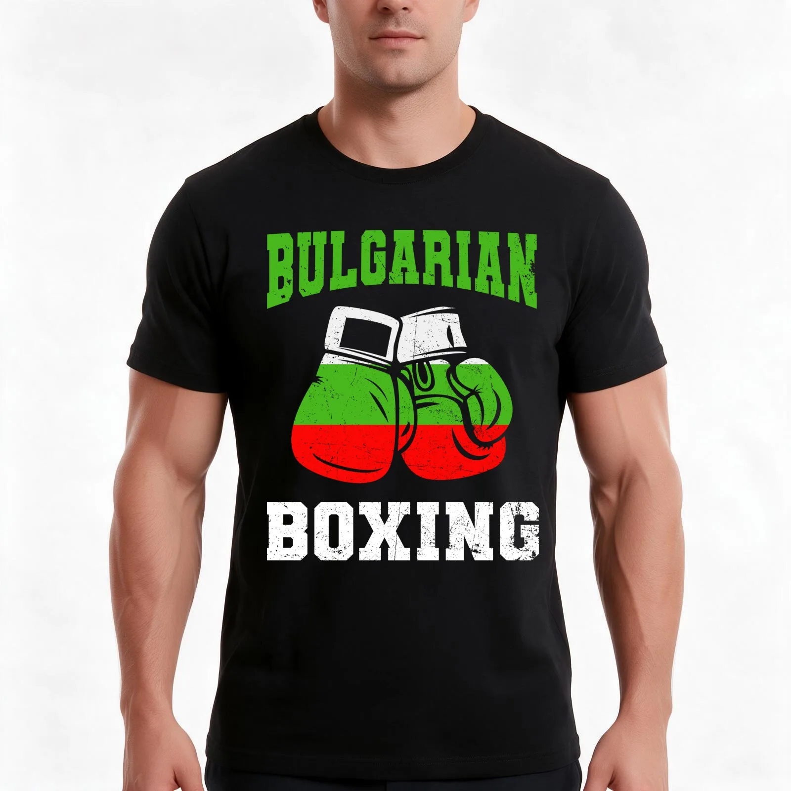 Bulgarian Boxing Gloves Bulgaria Pride T-Shirt Summer Casual Cotton Tee Oversized Streetwear Tops Vintage Graphic Print