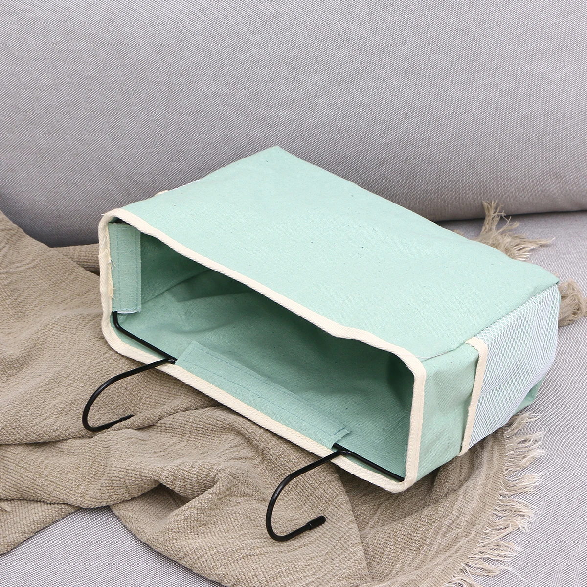 

Canvas Storage Hanging Bag Room Organization and Felt Fabric Bedside Organizer Cloth