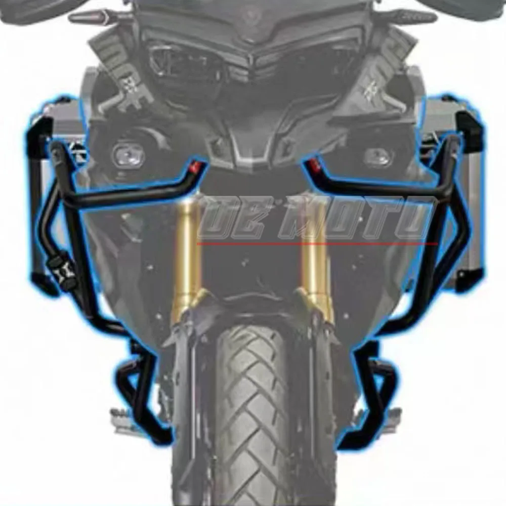 FOR VOGE DS625X DSX625 Motorcycle Modified Stainless Steel Upper And Lower Bumpers Aluminum Alloy Three-Box Side Box