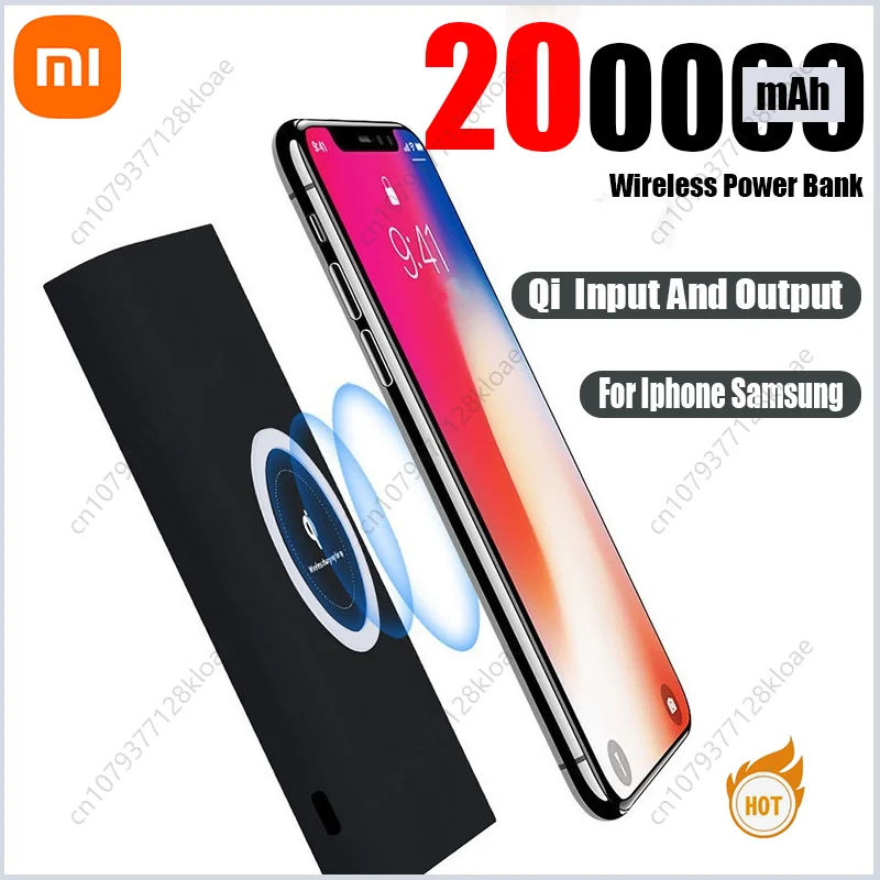 Xiaomi 200000mAh Capacity Power Bank Magnetic Wireless Fast Charging Powerbank portatile compatibile For Iphone Samsung Xiaomi