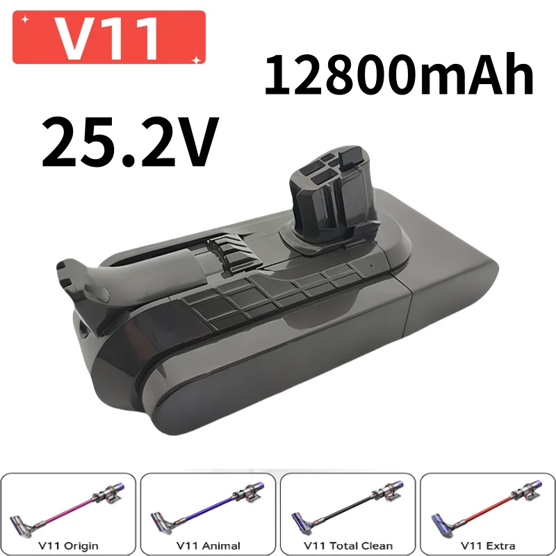 

Новый 12,8 Ач V11 SV15 Сменный литиевый аккумулятор lpega 25,2 В Absolute Pro Fluffy Motorhead SV14 SV15 SV17 Батарея для пылесоса