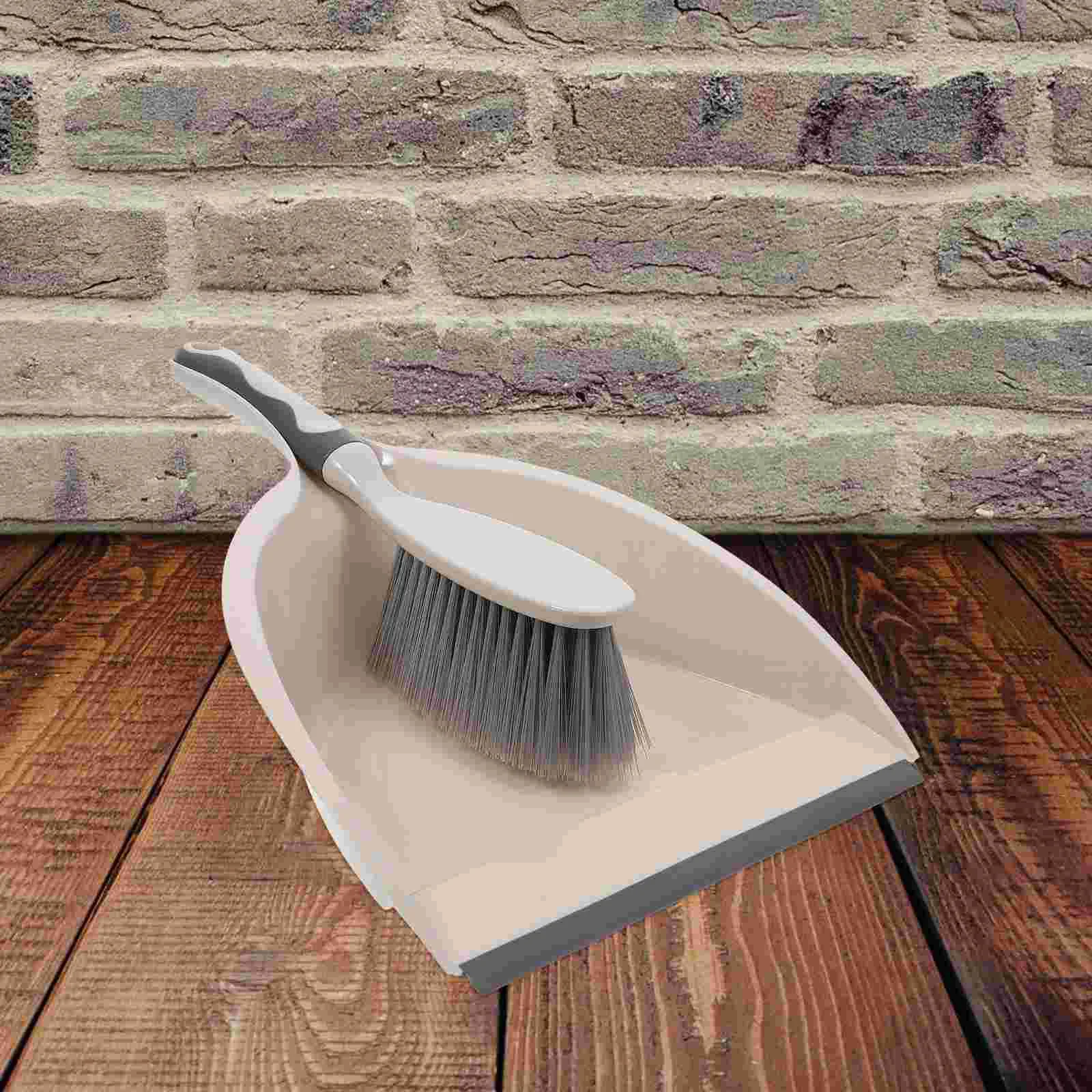 

1 Broom Small Broom Dustpan Set Dustpan Cleaning Kit Floor Desk Sweep Set Pet Hair Removal Tool Plastic Easy to Use Store