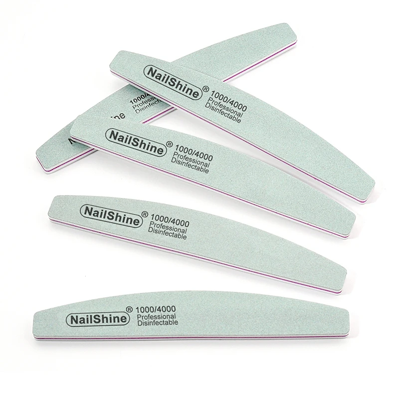 20/40pcs Sponge Nail Buffer Block Strip 1000/4000 Grit High Quality Sanding Buffer Nail Art Tips Washable Manicure Pedicure Tool