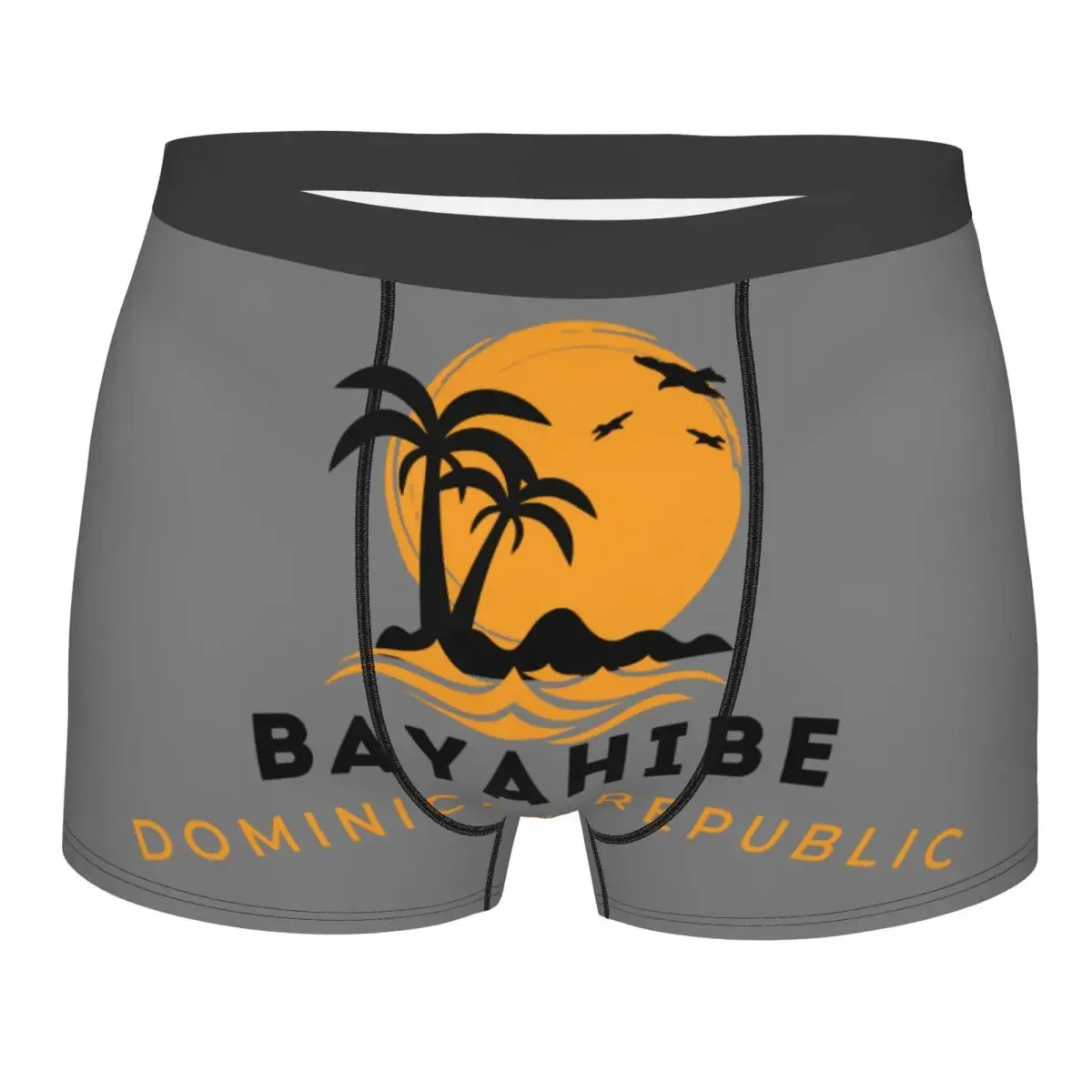 Benutzer definierte coole bayahibe domincan Republik Boxer Shorts Höschen männliche Unterhosen Stretch Slips Unterwäsche