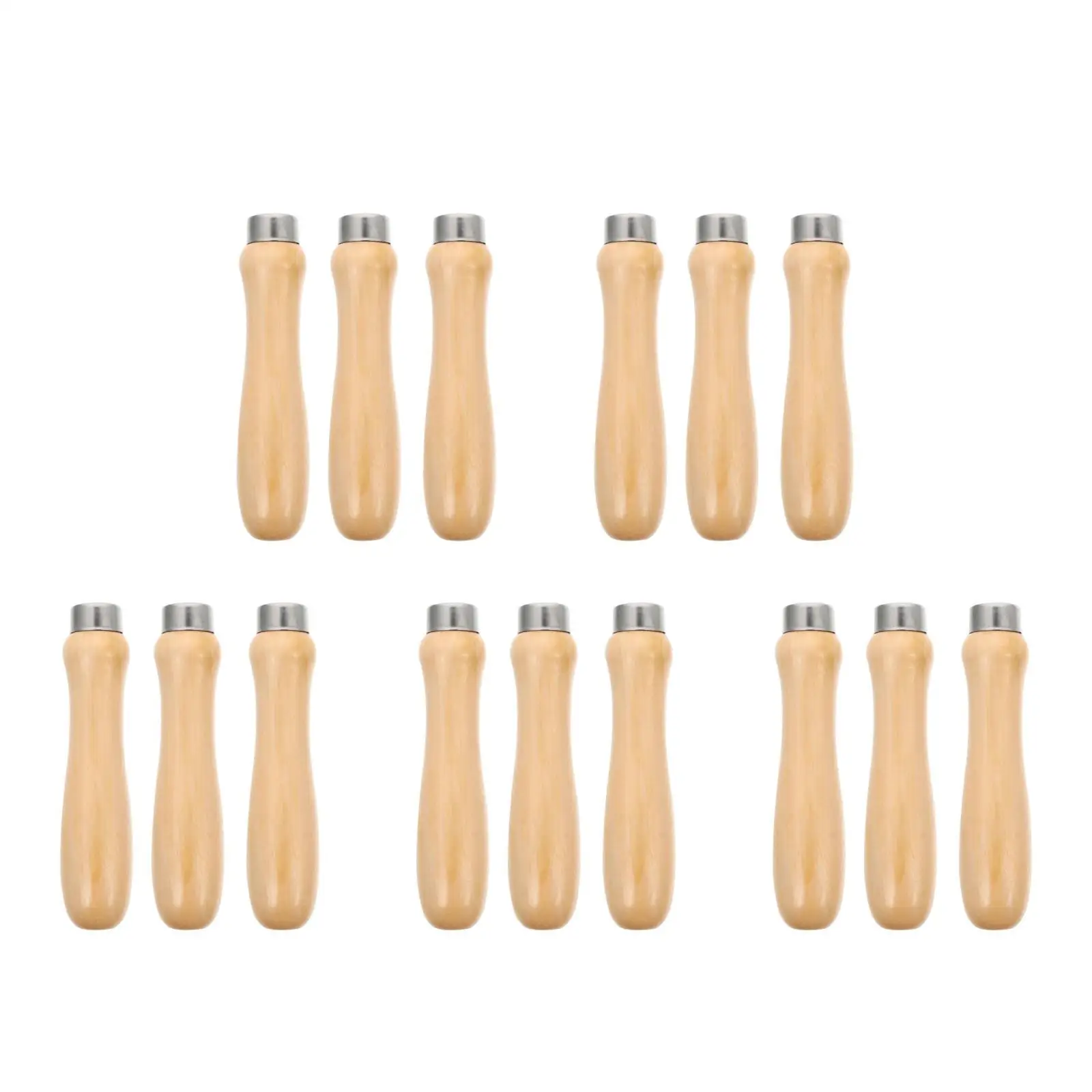 

5pcs Set of 5 Handle Filing Tool Woodworking Tools Accessory Handles Replacement File Files