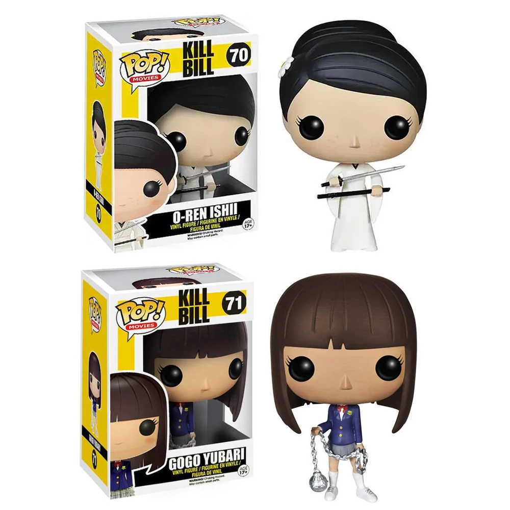 Funko pop KILL BILL Gogo Yubari 71# O-ren Ishll 70# Vinyl Figure Doll Model Toys