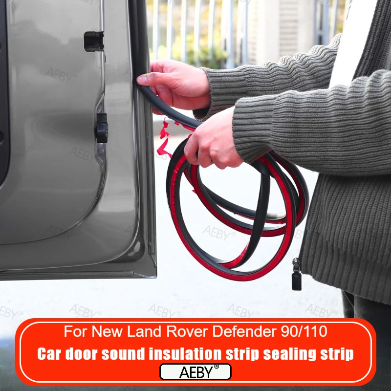 For New Land Rover Defender 90/110 2020-2026 Car door sealing strip,sound insulation,dust prevention,self-adhesive,Accessories