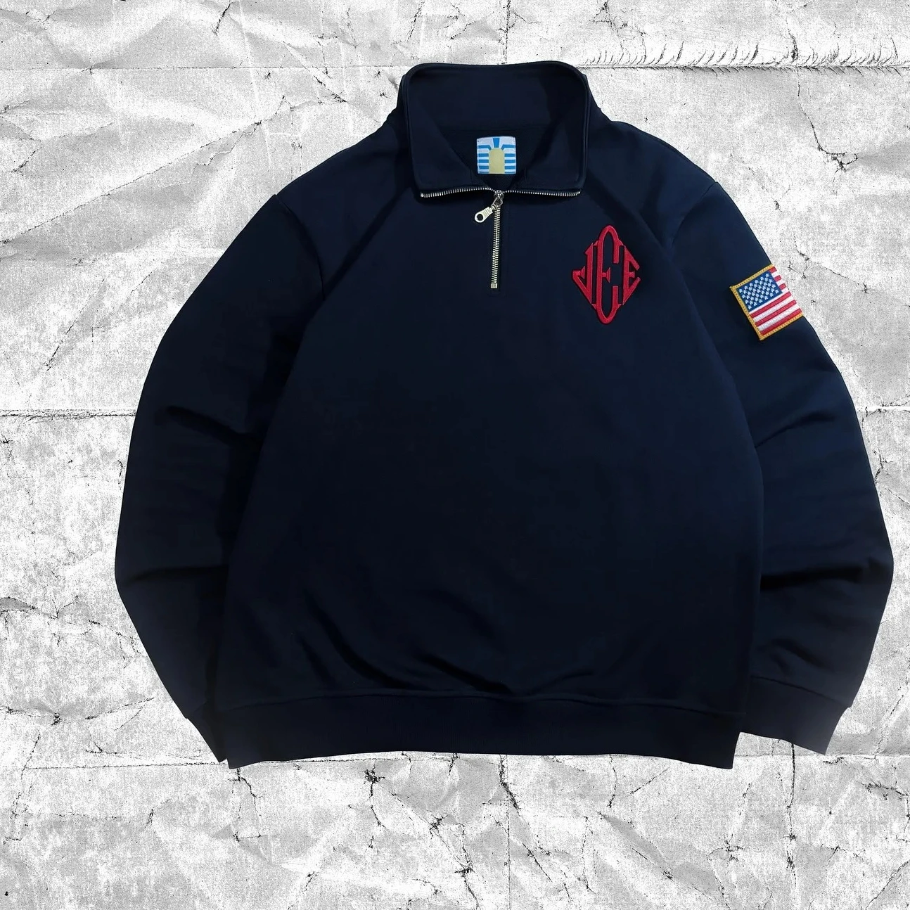 

Мужские худи с вышивкой флага, пуловеры на молнии, свитшоты, уличная одежда, оверсайз футболки, гранж, Y2K