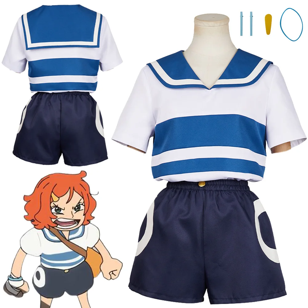 Nami Fans Cospaly Costume Anime Pirate LETTER Of FAN Roleplay Disguise Outfits Hallowmas Party Uniform Carnival Role Play Suits