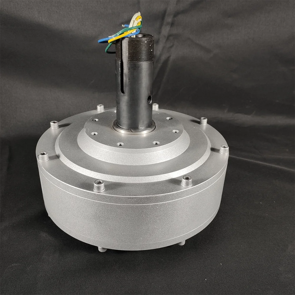 

High Efficiey Low Speed 5000W 12V 200RPM Coreless Permanent Magnet Alternator Generator Motor Use For Wind Turbine Water Turbine