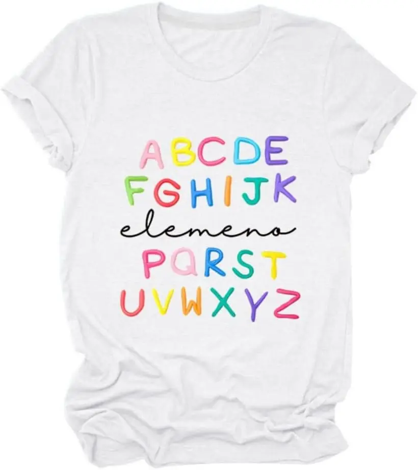 Женская футболка с коротким рукавом и графическим принтом