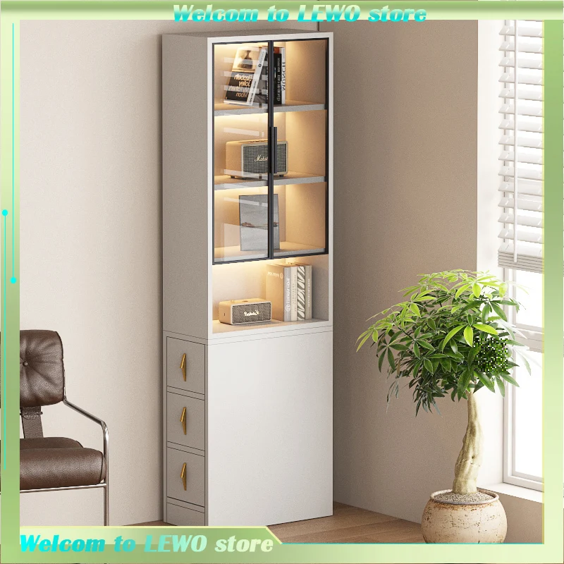 

Wood Mobile Living Room Cabinets Librero Storage Organizer Cabinets Bookshelf Bookcase Magazine Racks Gabinete Trendy Furniture