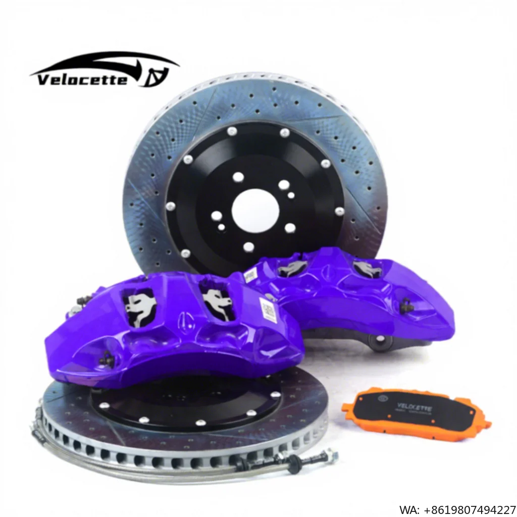 

Auto Brake System Upgrade Big 8n 6 Piston Brake Caliper Kit Velocette Front Wheel for XT6/ 3/4/5 Model 3/Y/X New 1 Year