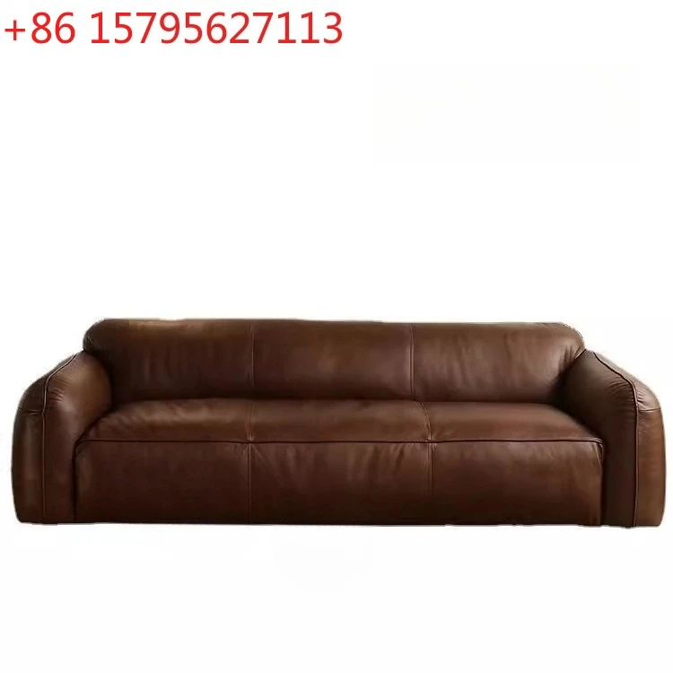Sofa small apartment designer Nordic simple and easy to take care of sofa light retro apartment modern light luxury
