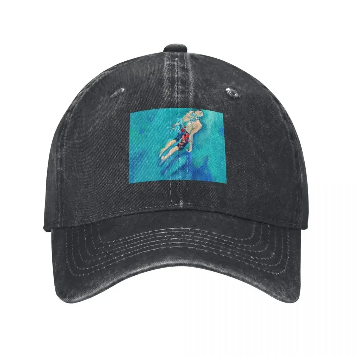 

emerging swimmer Baseball Cap Thermal Visor Fashion Beach Sun Cap funny hat Women Hats Men's