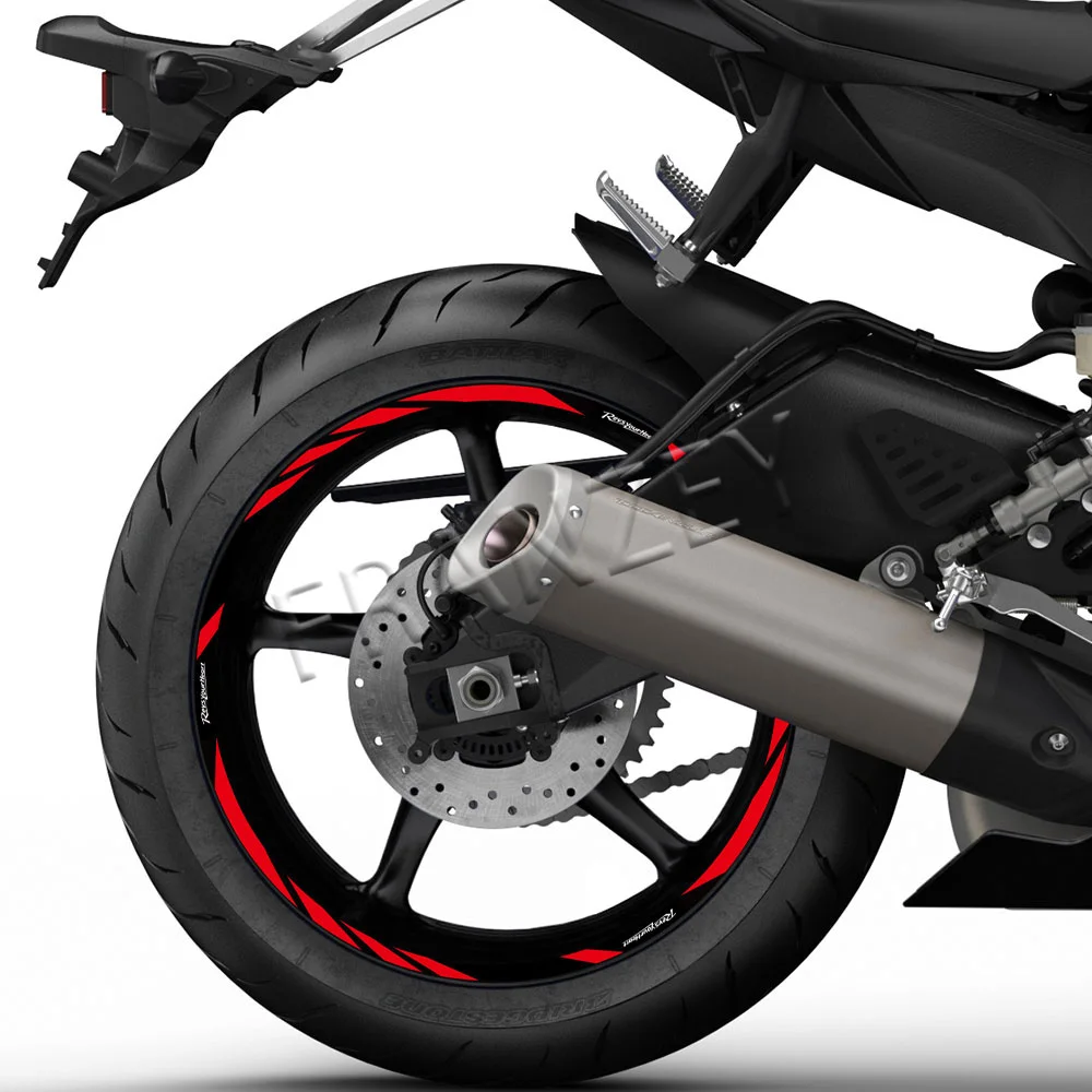 For YAMAHA R6 R3 FZ6 R1 MT 07 MT 09 XJ6 yzf r125 fz1 Reflective Wheel Sticker Hub Decal Rim Stripe Tape Waterproof Accessories