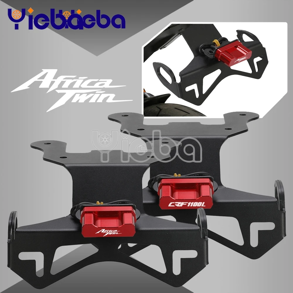 CRF 1100 L Africa Twin CRF1100L DCT ES Adventure Sports 2020 2021 2022 2023 2024 2025 for Honda Motorcycle License Plate Holder