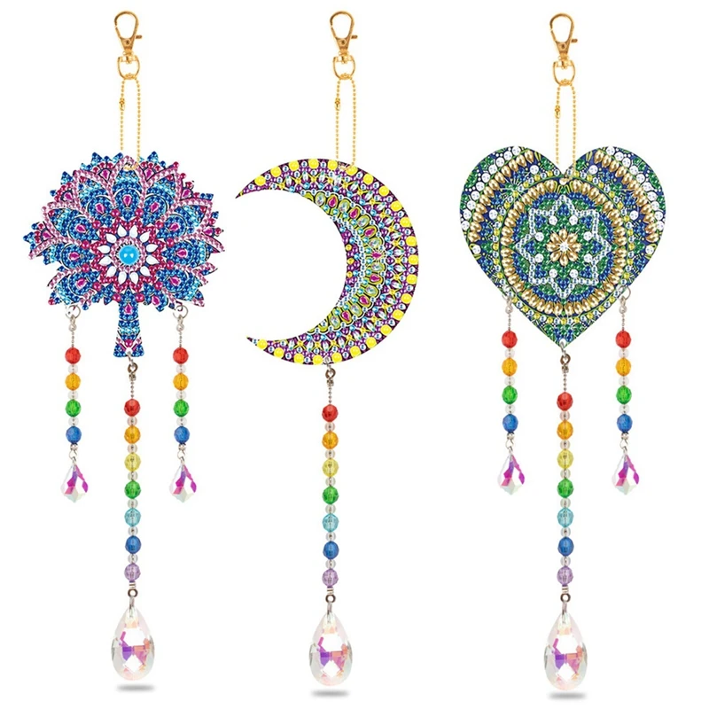 DIY Diamond Paint By Number Butterfly Diamond Wind Chime For 6-12 Year Old Girls Kids