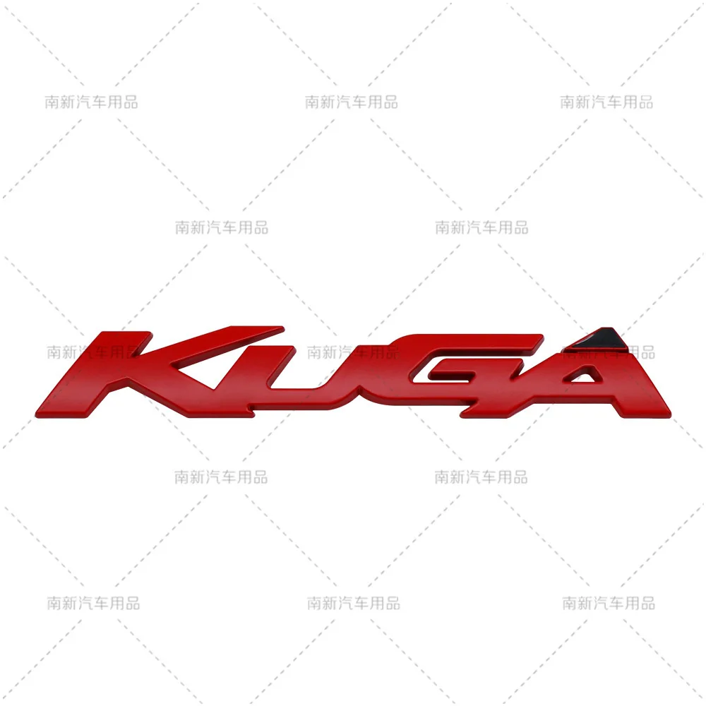 3D Metal KUGA Letter Emblem Rear Trunk Badge Sticker Upgrade Car Styling Accessories Fit Ford Kuga