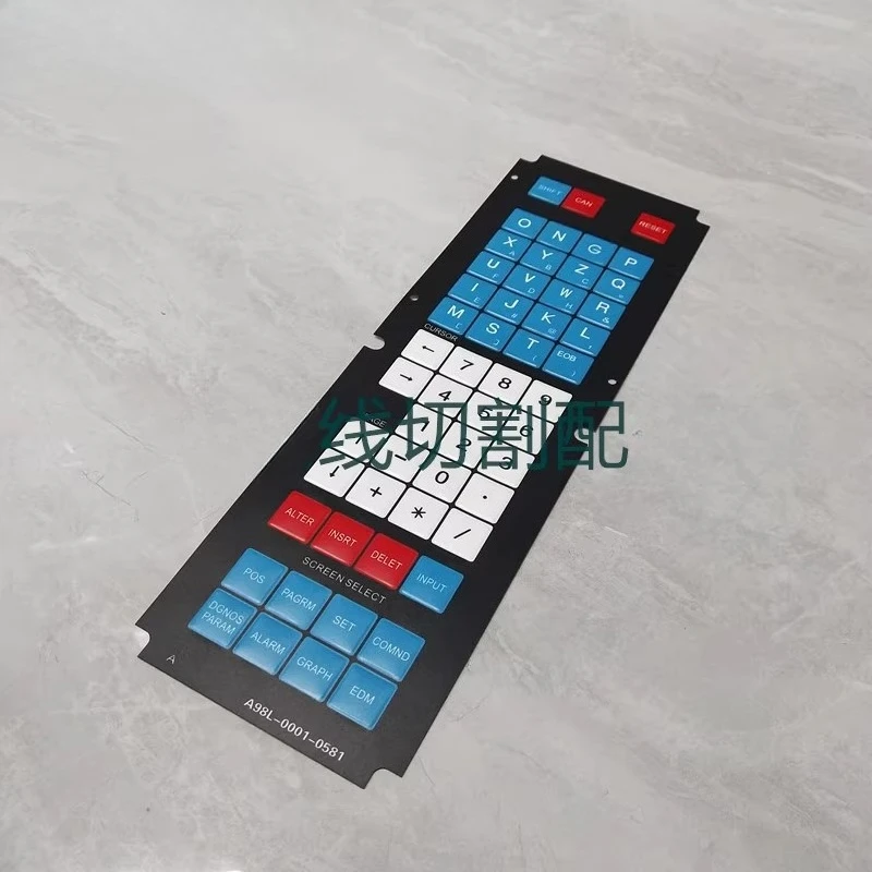 1 SZT. A98L-0001-0581 do maszyn FANUC, folia ochronna na klucze, akcesoria do cięcia drutem wolnoobrotowego.