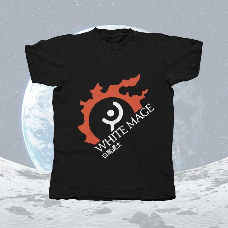 White Mage - For Warriors of Light & Darkness FFXIV MMORPG T Shirt Unisex