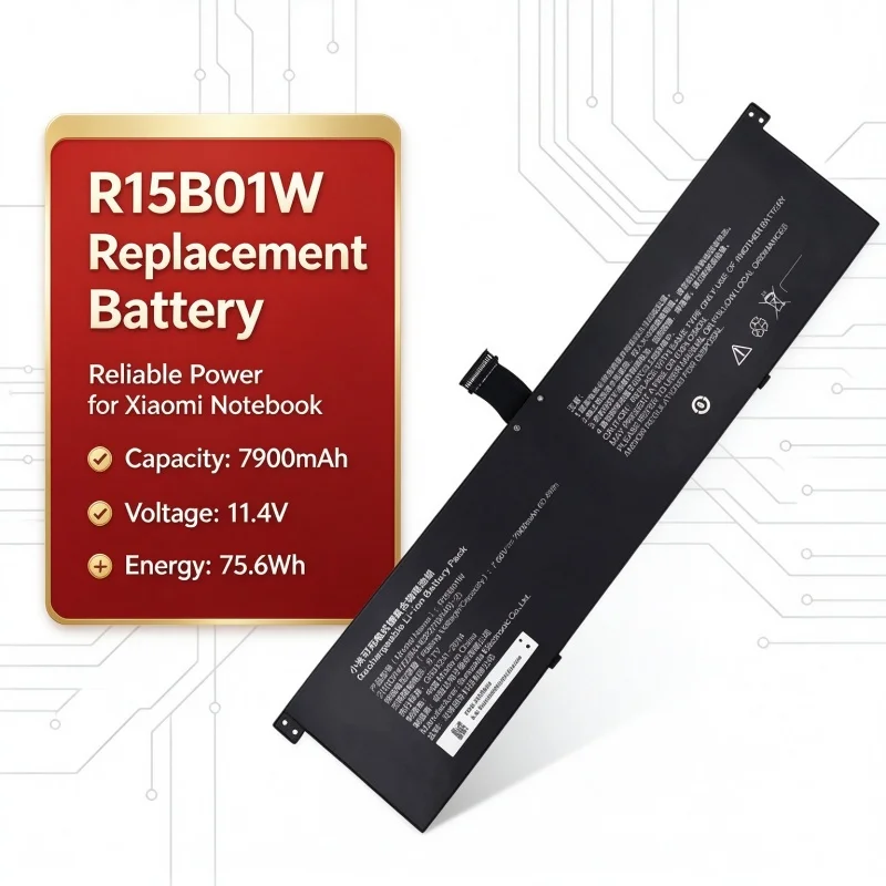 R15B01W 7900mAh Large Capacity  Laptop Battery for Xiaomi TM1701 PRO GTX 15.6 