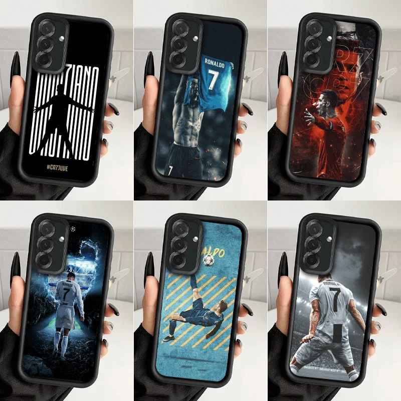 Football Star R-Ronaldo C-CR7 Shockproof Phone Case For Samsung A13 A14 A15 A16 A17 A33 A34 A35 A36 A37 A53 A54 A55 A56 A57 A23
