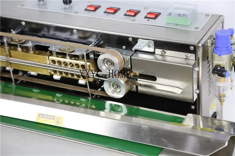 Vertical Automatic Continuous inflation Nitrogen filling band sealing machine