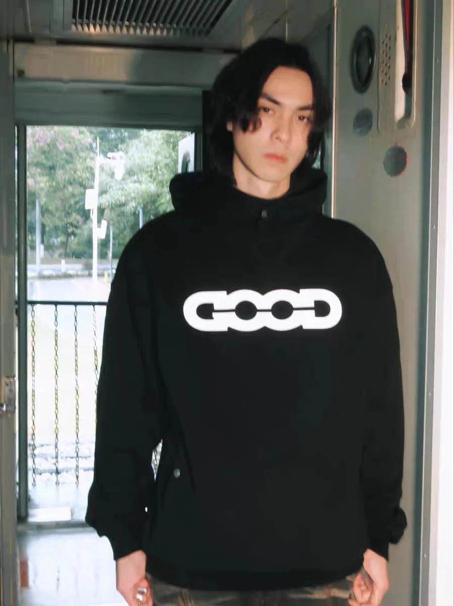 グッドブランド 新品 2026 プレミアム品質 パーカー 秋冬 3Dプリント ベーシックスタイル ユニセックス リラックスフィット プルオーバーパーカー