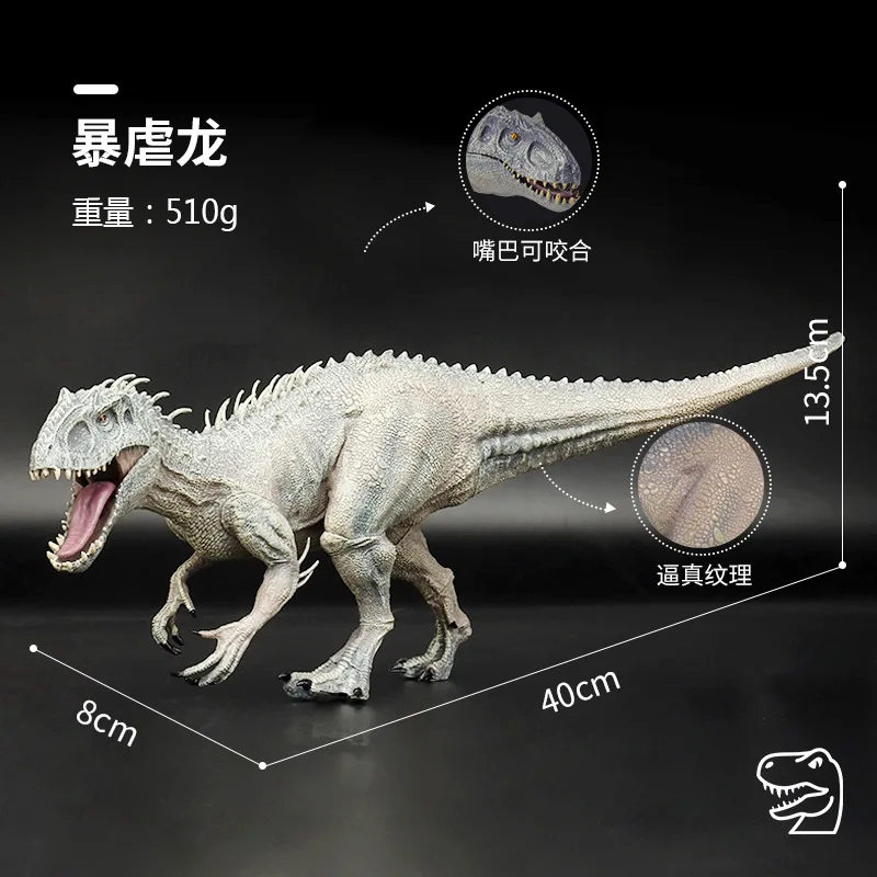Oenux Dinosaurs World Brinquedo Savage Jurassic Indominus Rex Spinosaurus Triceratops Action Figures Collection Toy Kids Gift