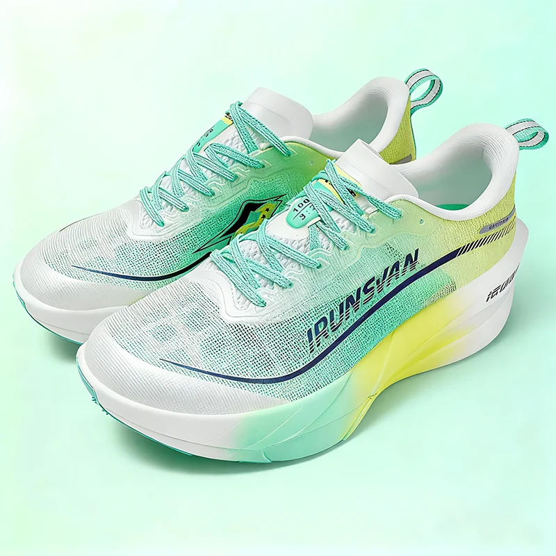 IRUNSVAN Carbon plate marathon professional test lightweight, shock-absorbing, breathable and rebounding sports shoes