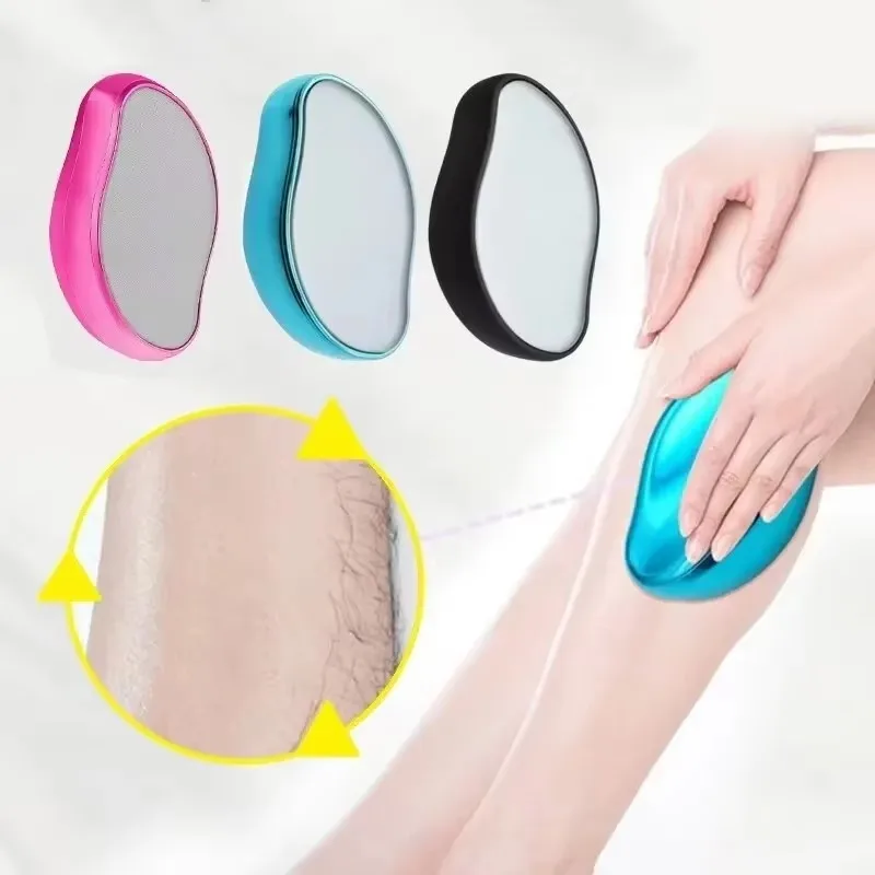 1-5Pcs Crystal Hair Eraser For Women And Men  Physical Hair Removal Eraser Portable Epilator  Glass Hair Remover Painless