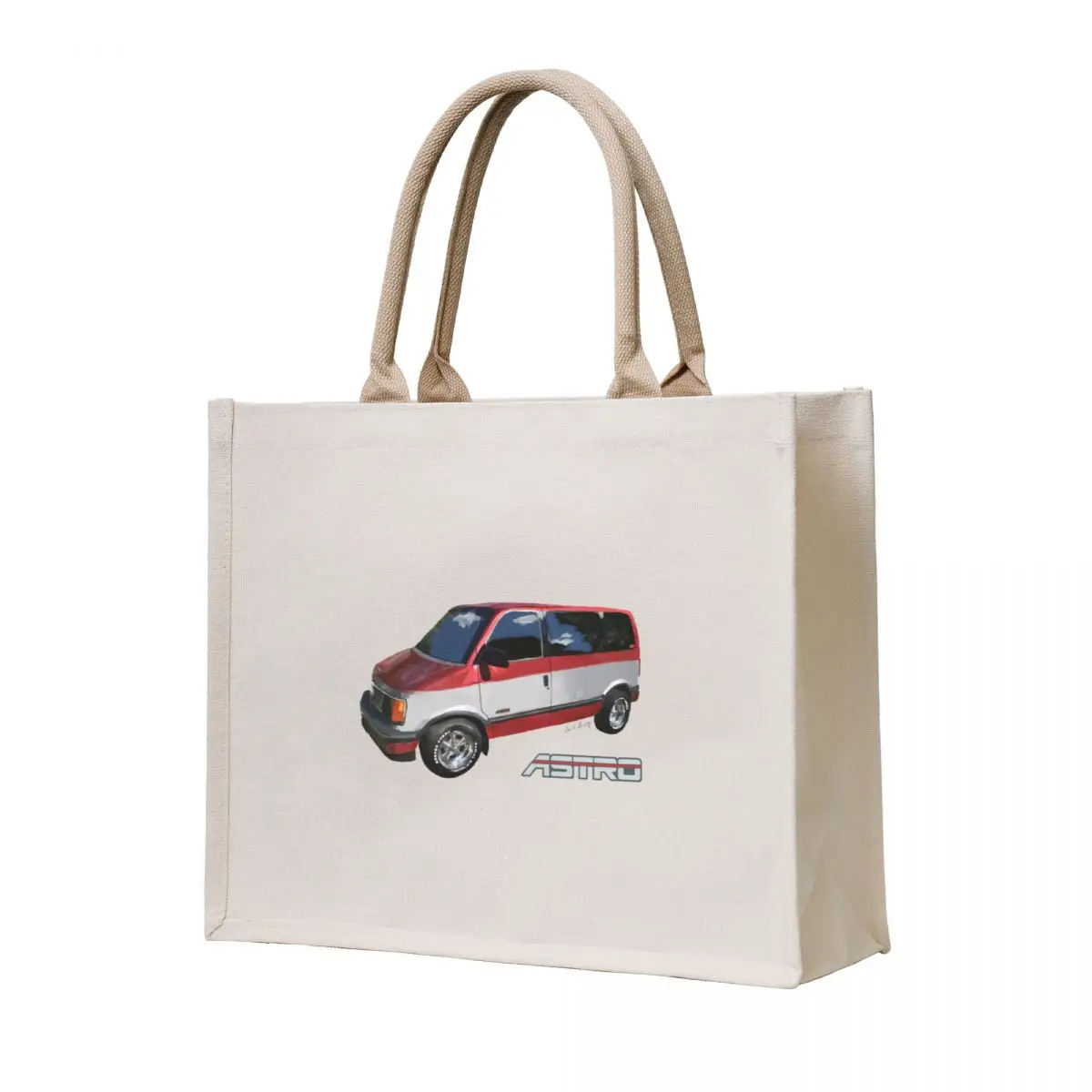 

Chevy Astro Van with Logo Tote Bag tote bags men canvas tote bags handbag Custom bag