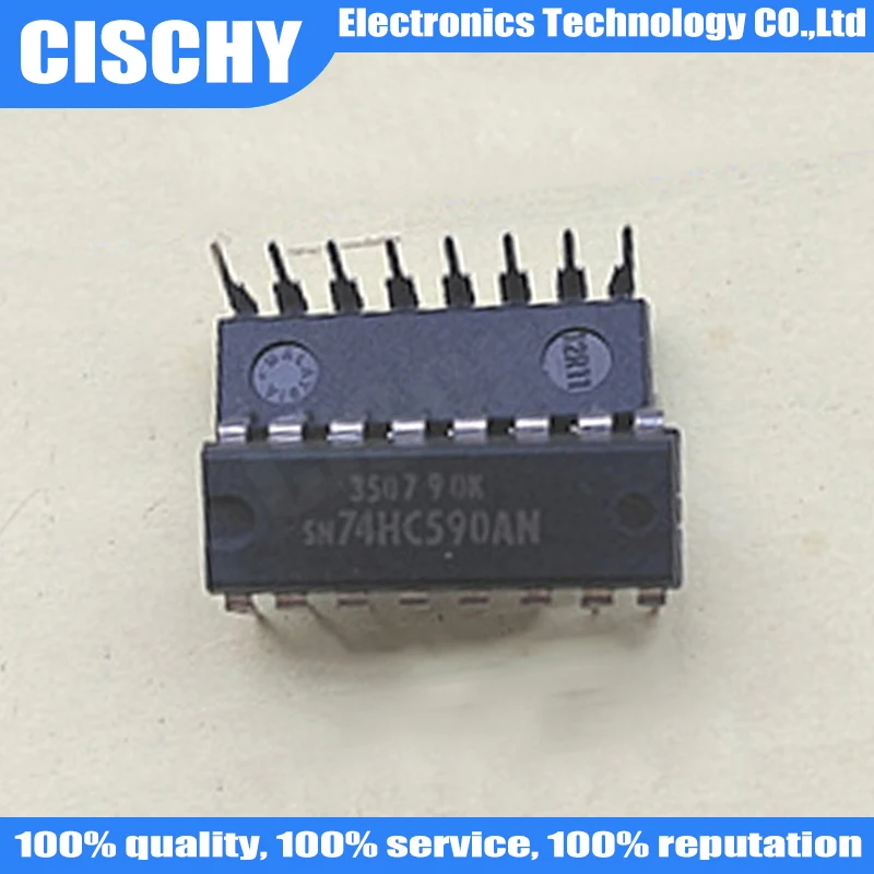 

5PCS/lot SN74HC590AN 74HC590 DIP16 SN74HC590 DIP 74HC590N DIP-16 74HC590AP SN74HC590N DIP16 In Stock