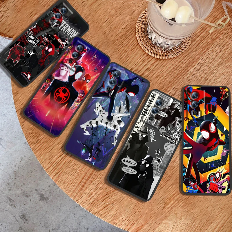 M-Marvels SpiderMan Cool Anime For Xiaomi Redmi 9A 9C 9AT 10C 9 9T 10 12C 13C 8 12 K60 A1 K50 K40 5G Black Cover Phone Case