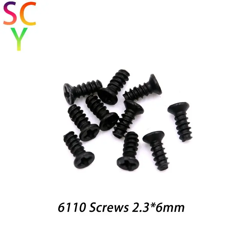 SCY 16102PRO 1/16 RC Car Original Spare Parts  6110 2.3*6mm Screws  Suitable for SCY 16101 16102 16103 Car