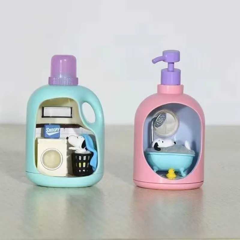 

6Pcs Snoopy Microlandschaft Cartoon Dolls Anime Action Figure Cute Toy Car Desk Decoration Model Children Birthday Christma Gift