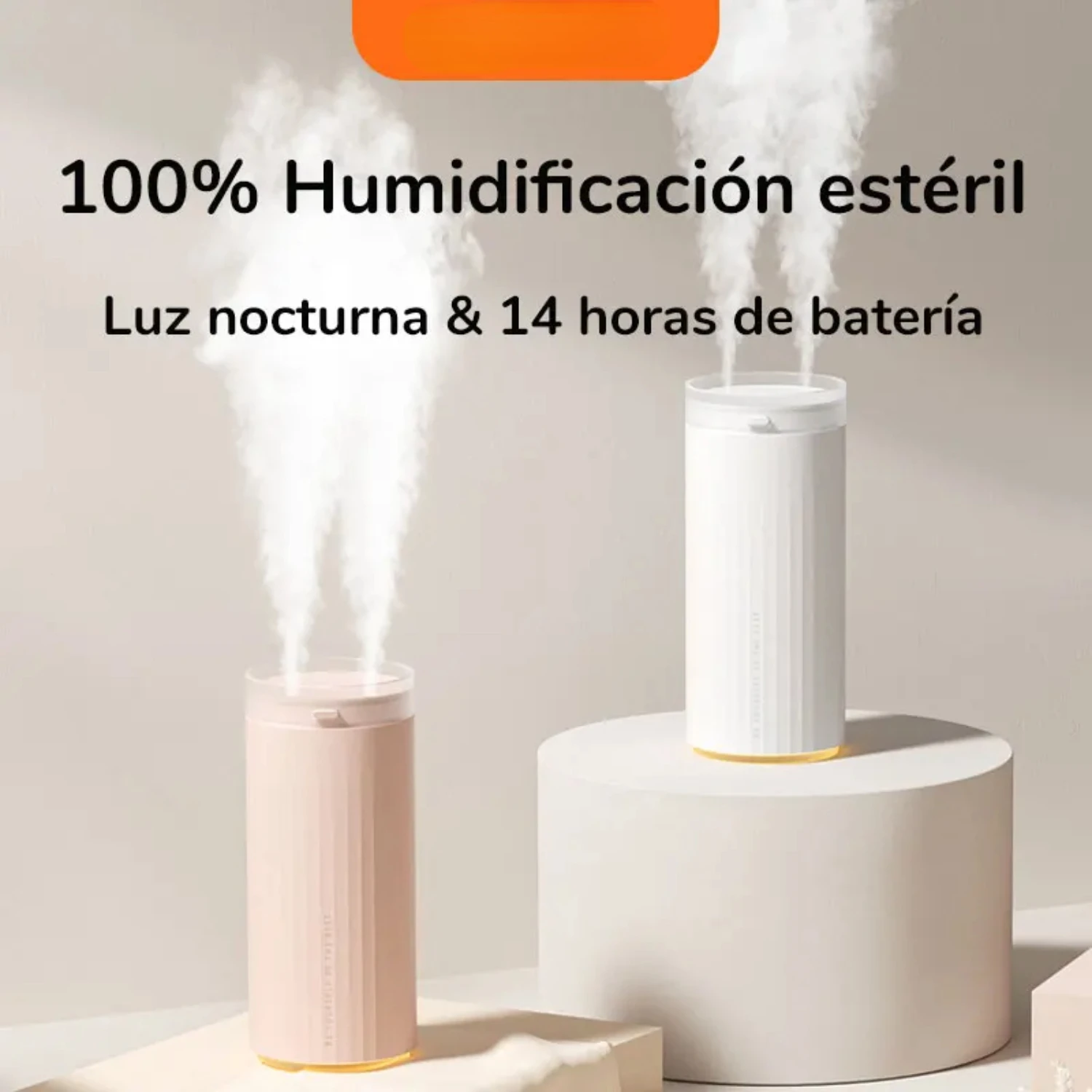

Small Humidifiers 500ml Desk Humidifier Night Light Quiet Operation Diffuser Air Car Humidifier