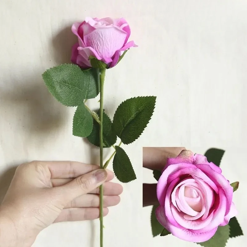 

5Pcs 51cm Artificial Rose Flower For Home Decor Garden Decor Valentine's Day Gift Valentine's Day Gift Artificial Flowers