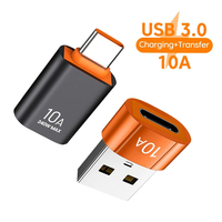10A USB 3.0 To Type C data Adapter OTG USB C Male To USB Female Converter For Macbook Laptops Xiaomi Samsung Fast Otg Connector