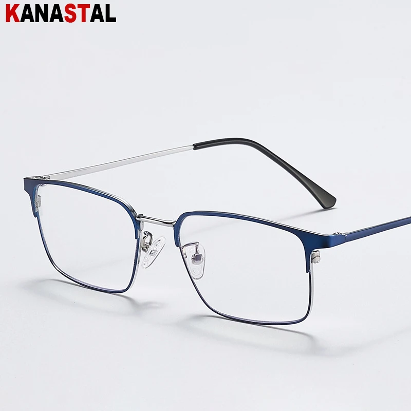 Pure Titanium Reading Glasses Men Women Progressive Multifocal Far Near Presbyopic Eyewear Blue Light Blocking Eyeglasses Frame