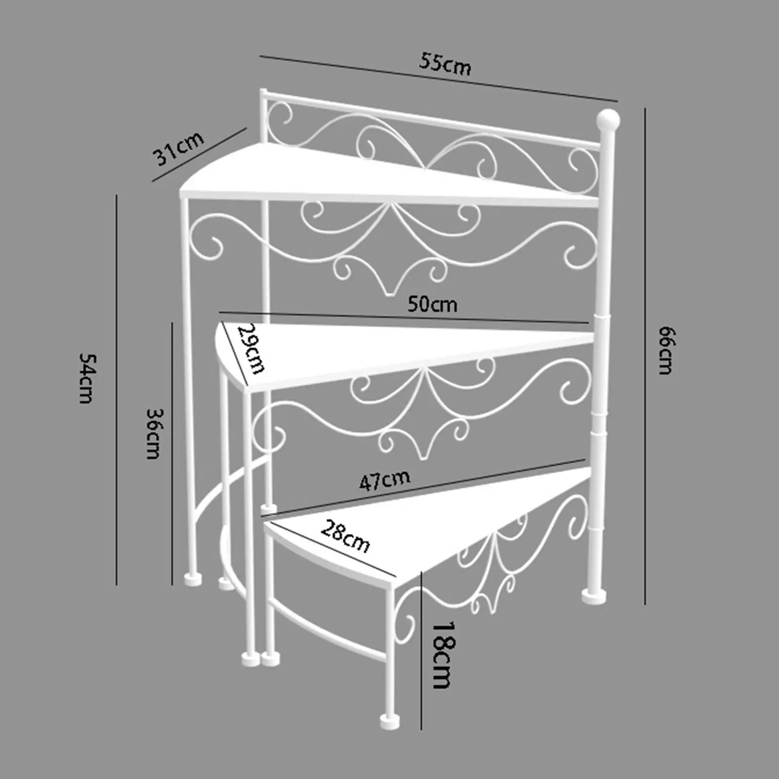 다층 꽃 스탠드 꽃 스탠드 현대 스토리지 선반, 꽃 랙 식물 선반 거실 실내 야외 코너