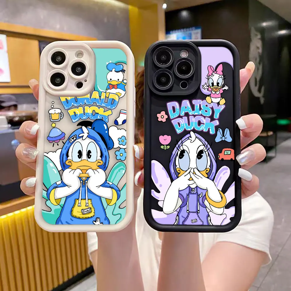 Didney Donald Daisy Duck Cover Phone Case For Google PIXEL 7 8 7A 8A 9 Oneplus 11 10R 8T NORD CE 4 LITE ACE 2 3 Case Funda Capa