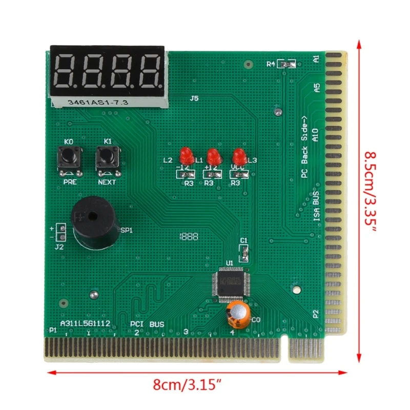 4-Digit LCD PC Mainboard Display Diagnostic Card for PC Motherboard