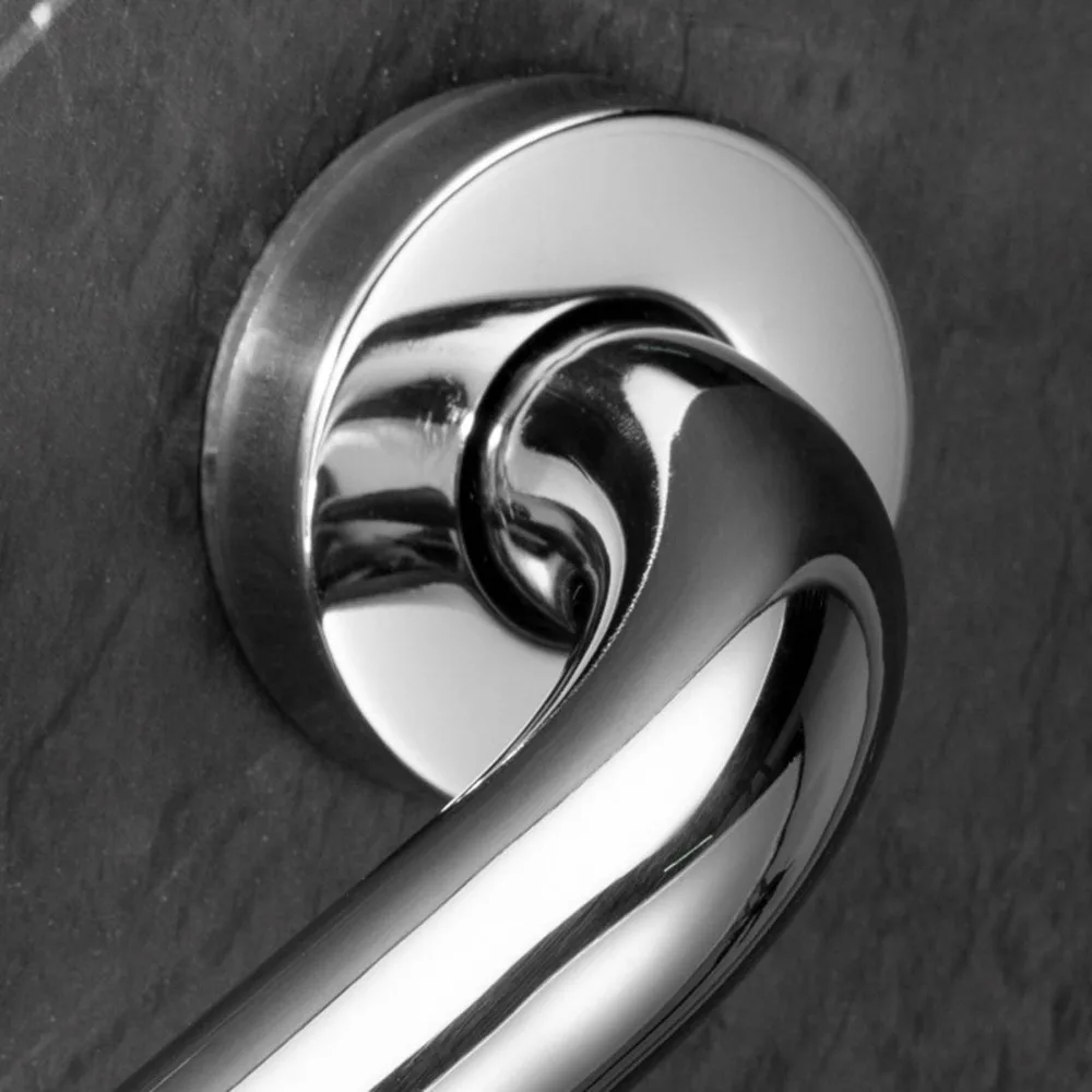 Rust Resistance Grab Bars Skid Resistance Silicone Grip Bathroom Grab Bar 11.81 Inch Length Wall Mounted Shower Grab Bar