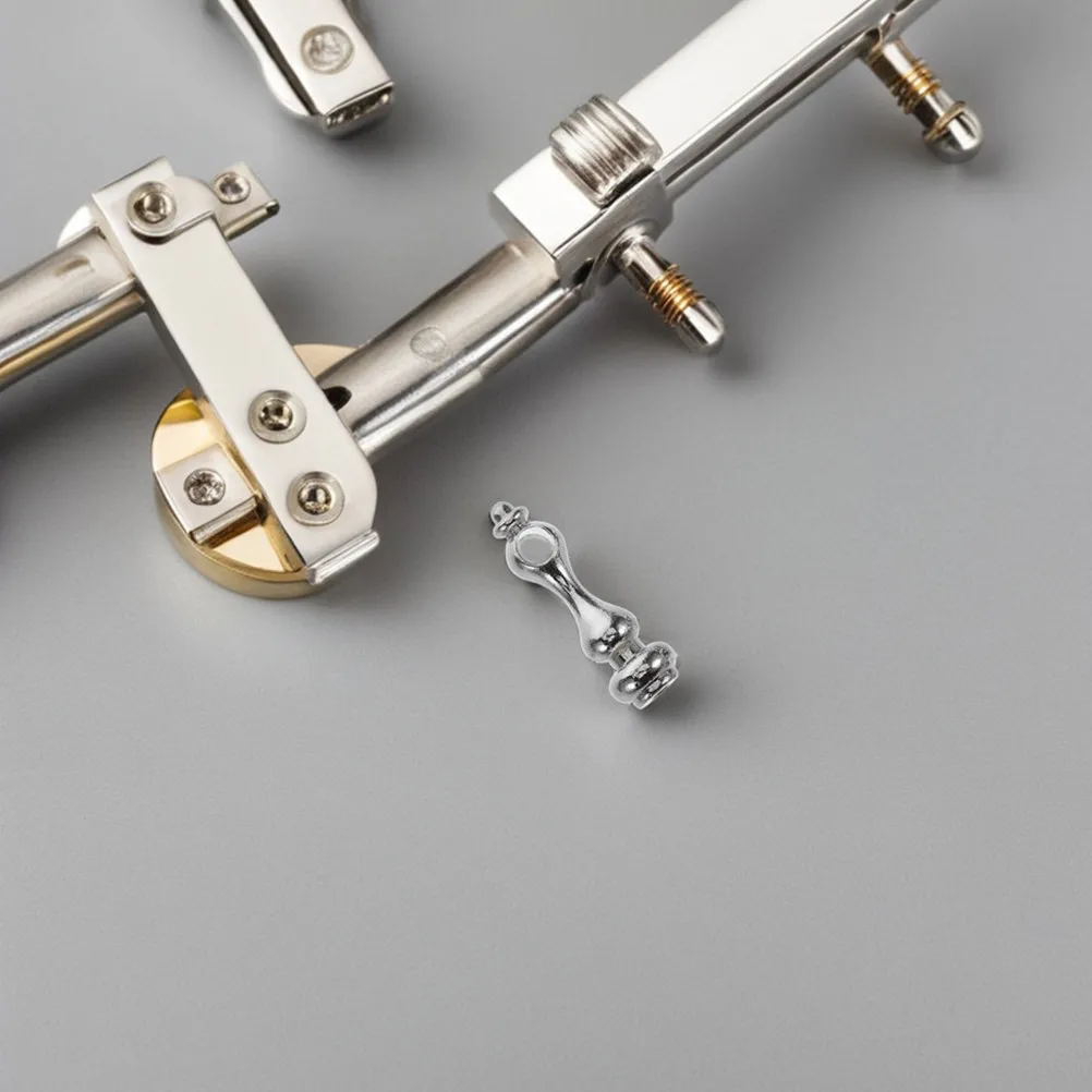 8Pcs Metal Furniture Hardware Accessories for Glass Railing Gourd-Shaped Post End Caps Connectors for Wine Cabinets Dining Carts