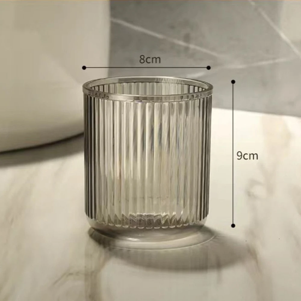 400ml Transparent Mouthwash Cup Simple Plastic Toothbrush Cup Portable Couple Toothbrush Washing Mouth Cups Bathroom Accessories