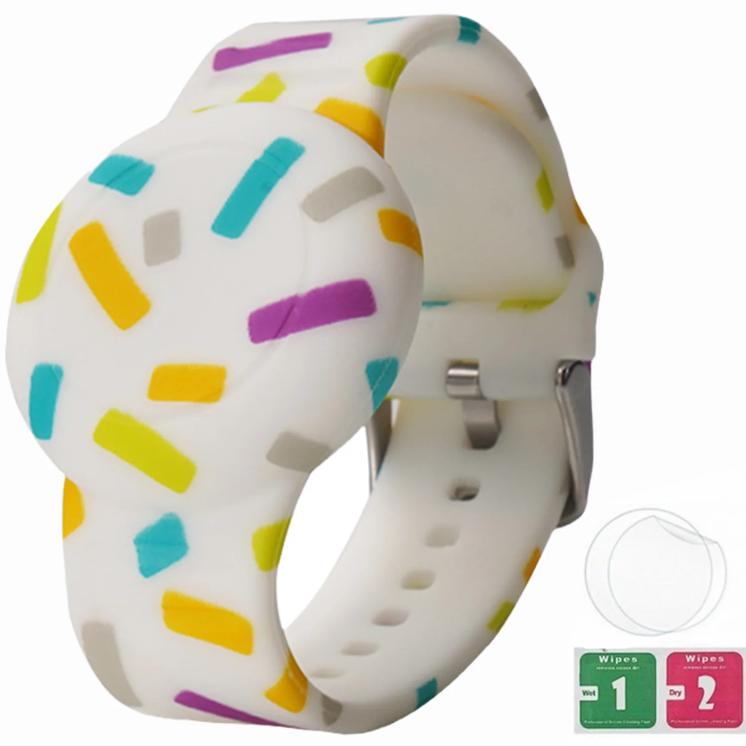 AirTag-Armband für Kinder, Wasserdichter Niedlicher Cartoon-AirTag-Halter für Kinder mit Vollständigem Schutzdesign und Verstecktem Silikon-Armband