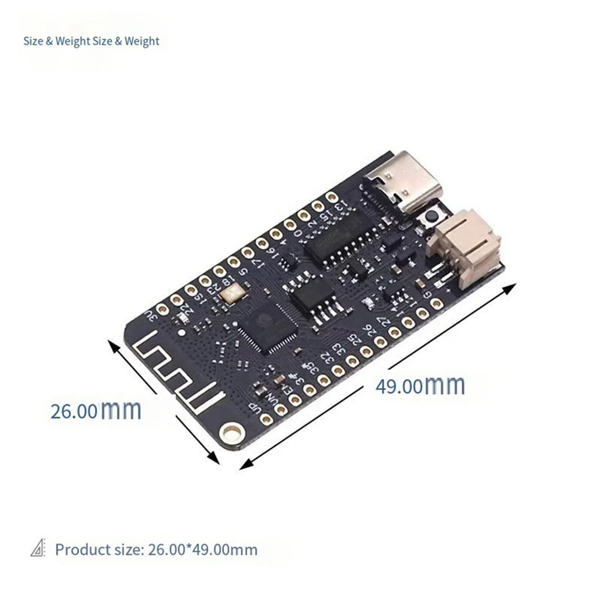 AT87-MicroPython ESP32 Макетная плата V1.0.0 Rev1 Wi-Fi Bluetooth 4 МБ FLASH для Arduino Type-C